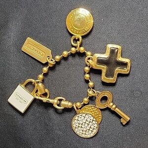 Vintage Coach Charm Bracelet